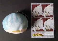 ヒロアカ 死柄木弔 ぬいぐるみ キーホルダー 証明写真風ステッカー 2点