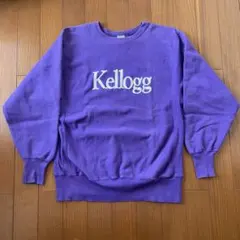 【希少】90's刺繍タグChampion Kellog リバースウィーブ