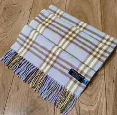 【希少カラー】薄紫　　BURBERRY LONDON カシミヤ100%マフラー