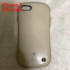 iFace ベージュ iPhone78用ケース