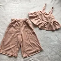 新品☆ブランシェス セットアップ フレアパンツ 90 プティマイン BREEZE