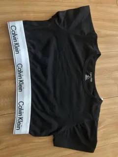 Calvin Klein クロップド丈 Tシャツ ブラック Sのサムネイル