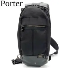 極美品】【ポーター】アップサイド スリング ショルダーバッグ ボディ 