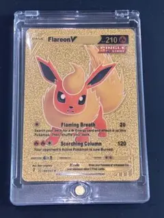 【希少】海外版 ゴールドカード Flareon V ポケカ