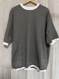 ま*ひ様 ALOUND STRIPED OVERSIZE LS TEE - メルカリ