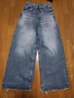 ZARAザラ オーバーダイ バギー デニムパンツ BAGGY 175㎝着用
