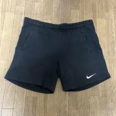 90s ナイキNIKE ハーフパンツ 白タグ Mサイズ 黒 ビンテージ 古着