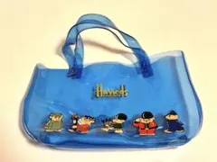 Harrods クリアトートバッグ ブルー テディベアのサムネイル