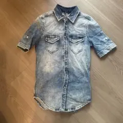 Pepe Jeans GYMINDIGO デニムシャツ 半袖 XSのサムネイル
