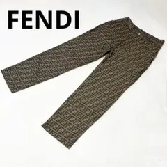 ☆美品☆フェンディ パンツ 40 ズッカ柄 ロゴ デニム ホワイト - メルカリ