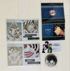 鬼滅の刃ダイニングお楽しみくじポストカード・缶バッジ義勇＋おまけ付※写真2枚目