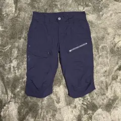 ネイビー ショートパンツ ジッパーポケット付き