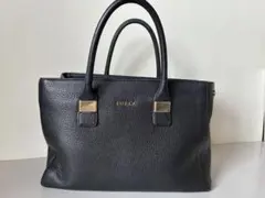 FURLA フルラ トートバッグ ハンドバッグ ブラック レザー(ストラップ付)