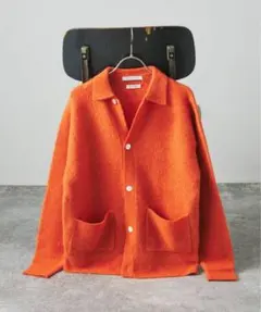 美品　ヤク アルパカ ブレンド カーディガン