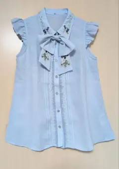 axes femme×MULHOUSE　ノースリーブブラウス　　Mサイズ　リボン