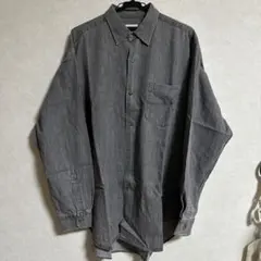 BEAUTY & YOUTH グレー デニムシャツ 長袖