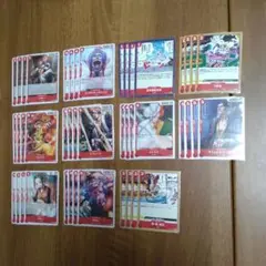 ワンピースカード　赤デッキUCまとめ売り