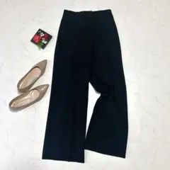 エンポリオアルマーニ イタリア製 スラックス 36 ブラック 美脚