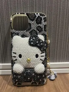 ハローキティ ストーン装飾iPhone用ケース