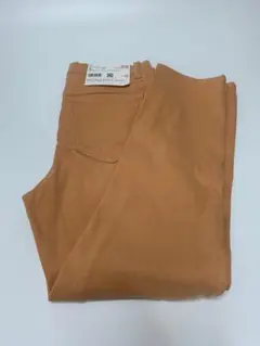 ウルトラストレッチクロップドレギンスパンツ　UNIQLO M オレンジ
