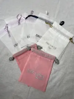 DECORTÉ LIZ LISA 不織布巾着袋7個セット
