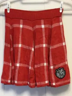 sister JennI赤いチェック柄スカート　160㎝