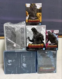 ゴジラ フィギュア アートヴィネット5点 BIGアクリルスタンド1点 6点
