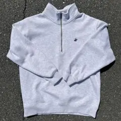 BEVERLY HILLS POLO CLUBハーフジップ スウェット グレー