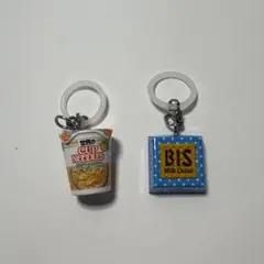 カップヌードル チロルチョコ めじるしアクセサリー2点セット