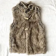 ZARA GIRLS ザラガール フェイクファーベスト 150cm
