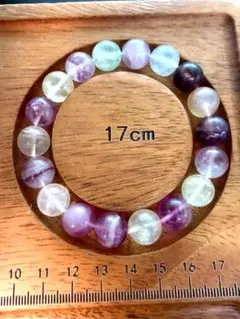 フローライト 約11.7mm ブレスレット 天然石