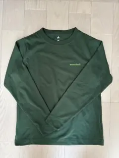 mont-bell 長袖Tシャツ 140 ダークグリーン