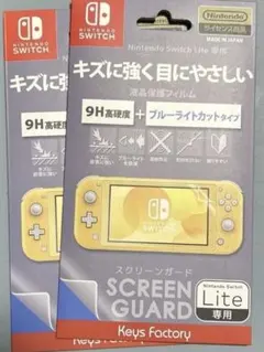 Nintendo Switch Lite スクリーンガード 2セット