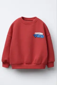 ZARA 赤 CHASING TOKYO トレーナー 3歳