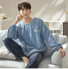 もこもこパジャマ☆冬用☆上下セツト☆フリース☆着る毛布☆２ＸＬ