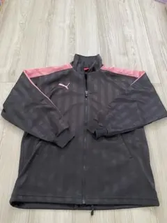 プーマ　ジャージ　上　グレー×ピンク　SS トラックジャケット　美品