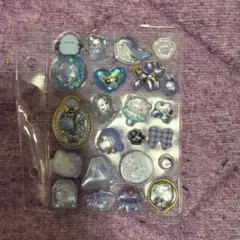 青系のキャラクターシールシート