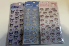 ダイソー ぷくっとシール サンリオ クロミ シナモン マイメロ