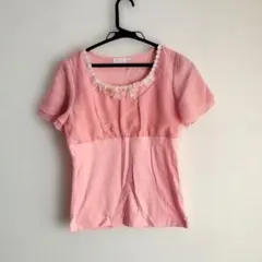 PRIME PATTERN ピンク 半袖Tシャツ フリーサイズのサムネイル