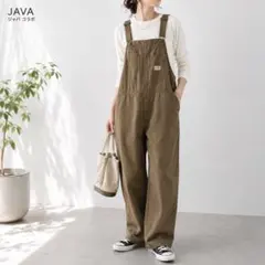 JAVA 新品　綿100％のこだわりサロペット。 CLF046 Sのサムネイル