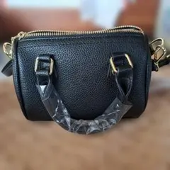 ✨未使用級✨Scrap Book バンブーハンドル 2way ボストンバッグ 黒 