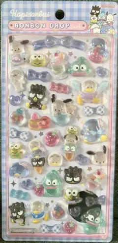 正規品　ボンボンドロップシール　はぴだんぶい　サンリオ　第二弾