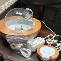 廃盤品】生活の木 アロマディフューザー YUN 木製 ガラス リモコン付き