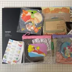 文房具 まとめ売り コクヨ KUM ノート ポーチ シール ミニカード 他