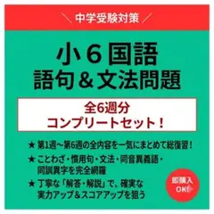全6週分：完全版】小6社会 毎日ドリル 地理・歴史・公民コンプリート
