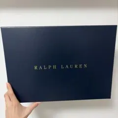 【美品】Ralph Lauren ギフト箱 ネイビー 大