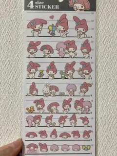 （正規品）マイメロディ 4サイズステッカー シール
