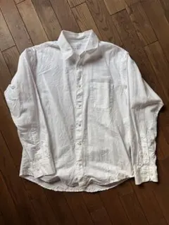 MUJI 無印良品 長袖シャツ ホワイト S