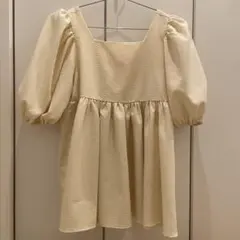 【titivate】バックリボンペプラムトップス