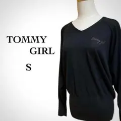 TOMMY GIRL トミーガール ニット Vネックトップス レディース S